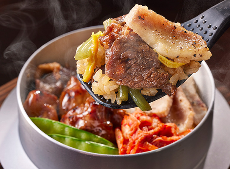 肉三昧釜飯