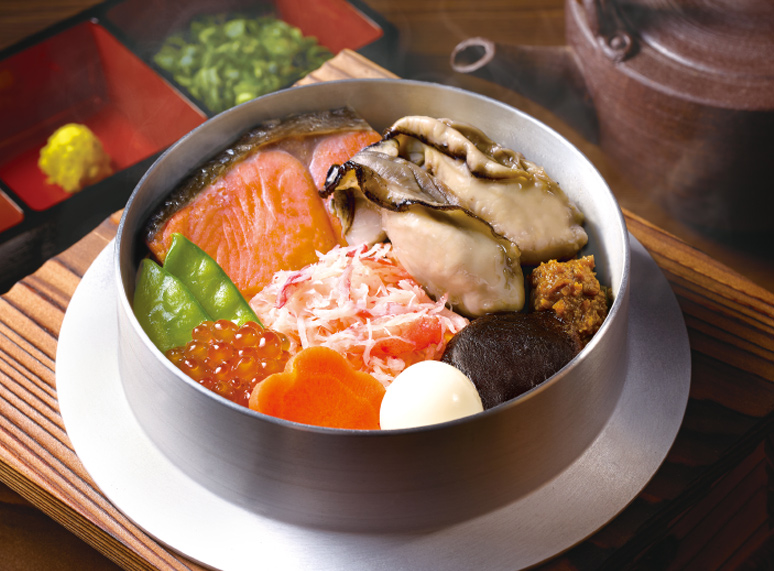 海鮮かき五目釜飯