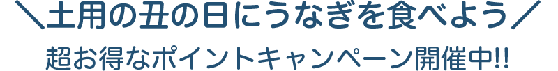 土用の丑の日にうなぎを食べよう