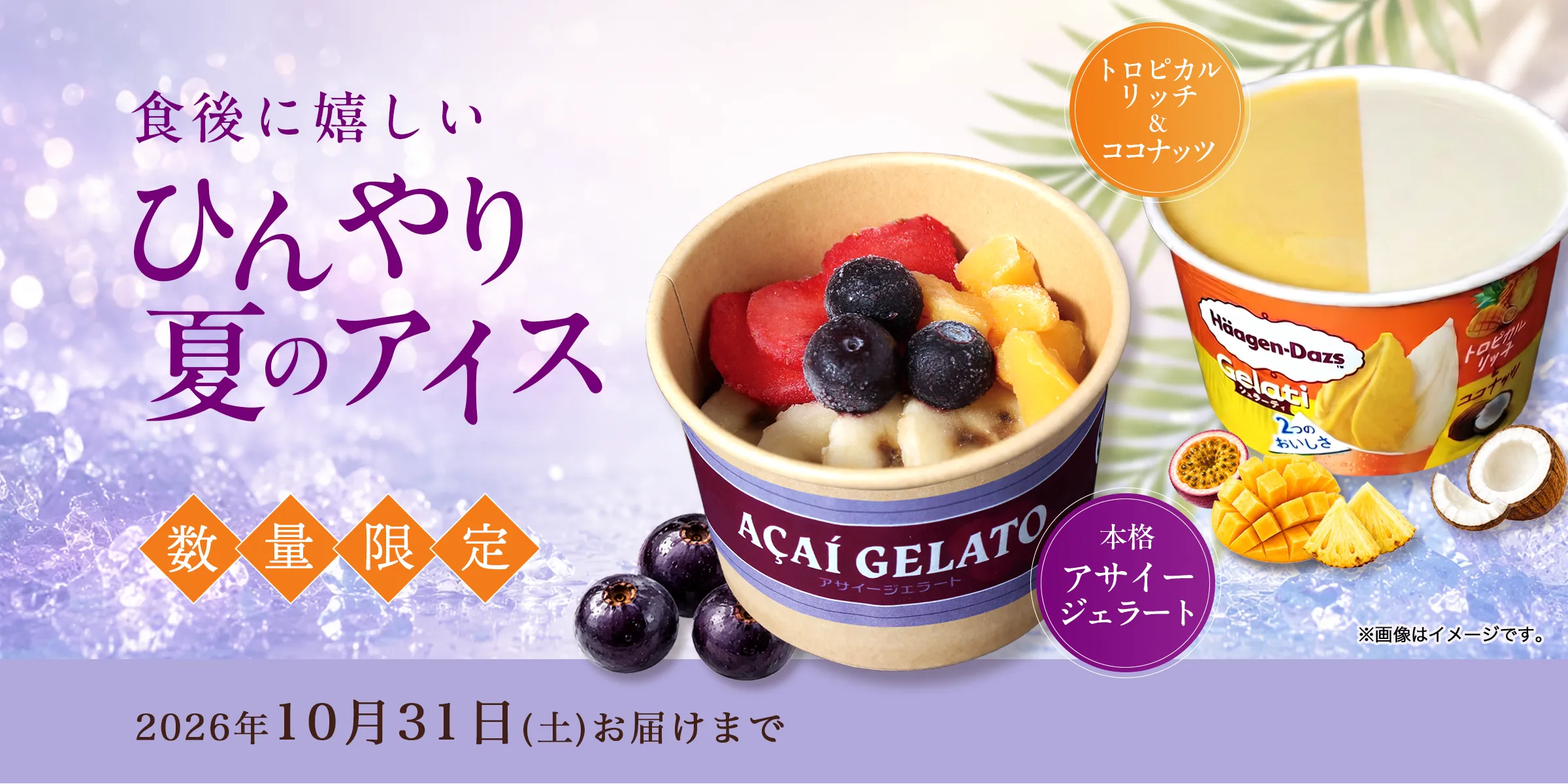 食後に嬉しい！ひんやり夏のアイス｜気分で選べる2つのごほうびアイス