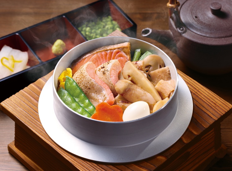 A850 松茸と鮭の釜飯